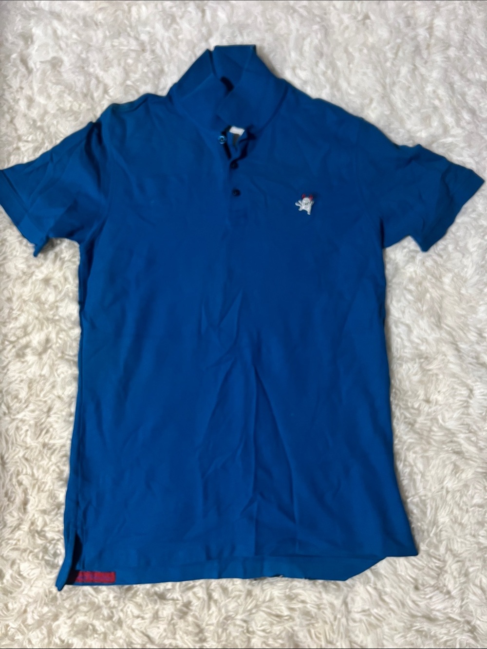 Robert Graham Blue Polo Shirt